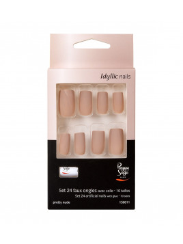Set Faux Ongles Pretty Nude Idyllic Nails PEGGY SAGE