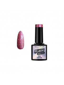 Vernis semi-permanent 1115 Sweet Pink Flash 8ml ELIXIR