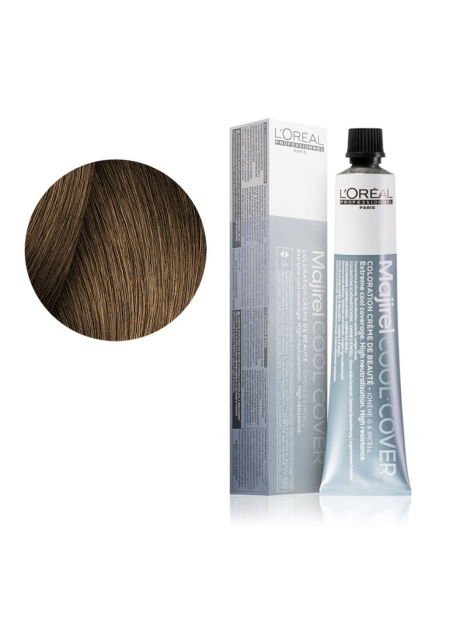 Coloration avec ammoniaque Majirel Cool Cover n°7.18 Blond cendré mocca de L'Oréal Professionnel